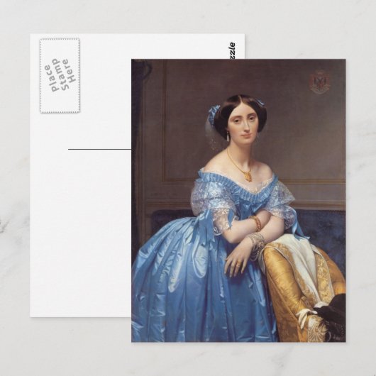 Jean Auguste Ingres Art Postkarte (Vorne/Hinten)