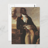 Jean-Baptiste Belley von Girodet Postkarte (Vorne/Hinten)