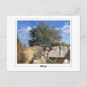 Jean-Baptiste-Camille Corot #201-2 - Feine Kunst P Postkarte