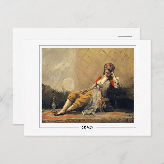 Jean-Baptiste-Camille Corot #231 - Fine Art Pos... Postkarte (Vorne/Hinten)