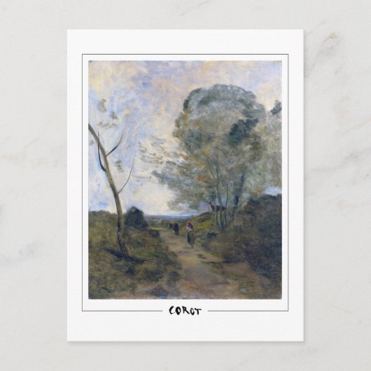 Jean-Baptiste-Camille Corot #24 - Fine Art Post... Postkarte (Vorderseite)