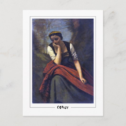 Jean-Baptiste-Camille Corot #322 - Fine Art Pos... Postkarte (Vorderseite)