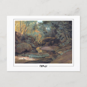 Jean-Baptiste-Camille Corot #391 - Fine Art Pos... Postkarte