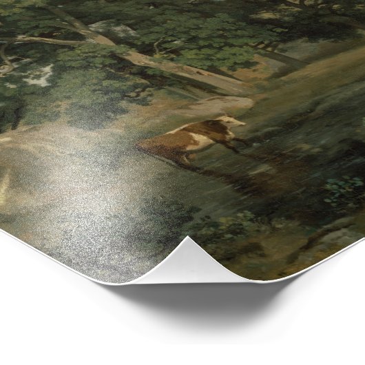 Jean-Baptiste-Camille Corot - Forest Fotodruck (Ecke)