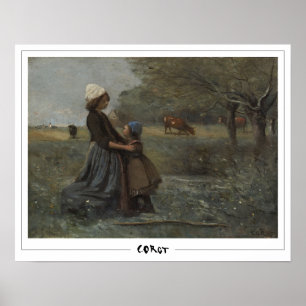 Jean-Baptiste-Camille Corot Kunstposter #231-2 Poster
