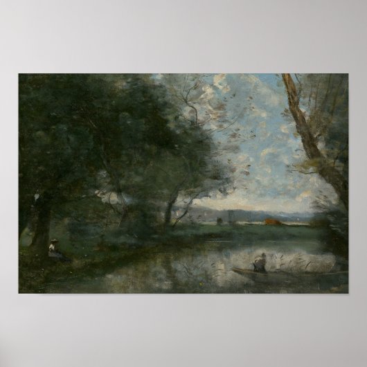 Jean-Baptiste-Camille Corot - Landschaft Poster (Vorne)