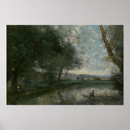 Jean-Baptiste-Camille Corot - Landschaft Poster (Vorne)