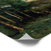 Jean-Baptiste-Camille Corot - Ruinen des Schlosses Poster (Ecke)