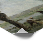 Jean-Baptiste-Camille Corot - Souvenir of Coubron Poster (Ecke)