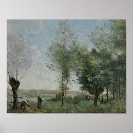 Jean-Baptiste-Camille Corot - Souvenir of Coubron Poster (Vorne)