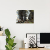 Jean-Baptiste-Camille Corot Ville d'Avray Poster (Heimbüro)