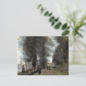 Jean-Baptiste-Camille Corot Ville d'Avray Postkarte (Stehend Vorderseite)