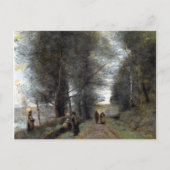 Jean-Baptiste-Camille Corot Ville d'Avray Postkarte (Vorderseite)