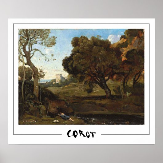 Jean-Baptiste-Camille Corot Zedign Art Poster #138 (Vorne)