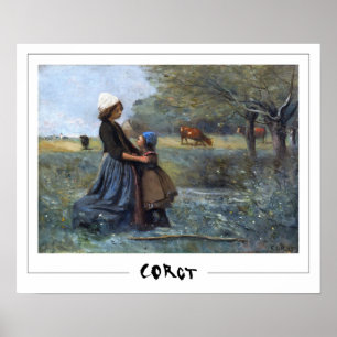 Jean-Baptiste-Camille Corot Zedign Art Poster #16-
