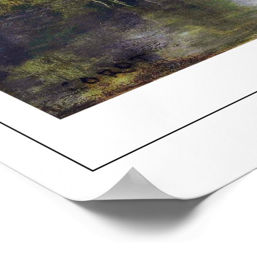 Jean-Baptiste-Camille Corot Zedign Art Poster #19- (Ecke)