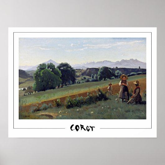 Jean-Baptiste-Camille Corot Zedign Art Poster #345 (Vorne)
