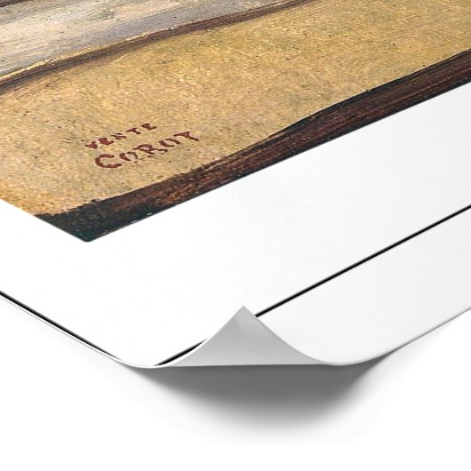 Jean-Baptiste-Camille Corot Zedign Art Poster #38- (Ecke)