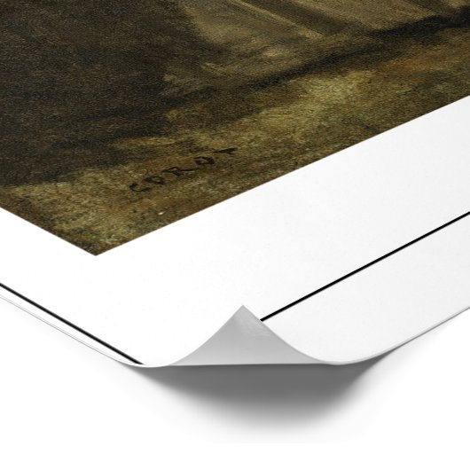 Jean-Baptiste-Camille Corot Zedign Art Poster #4-2 (Ecke)