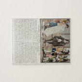 Jean Baptiste Colbert (1619-83) stellt die Karte O Puzzle (Horizontal)