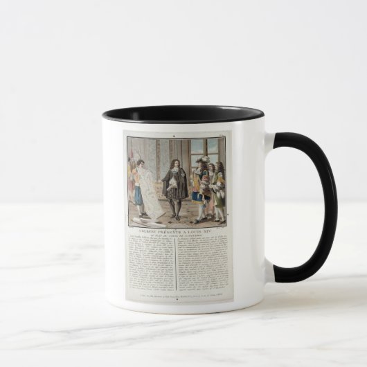 Jean Baptiste Colbert (1619-83) stellt die Karte O Tasse (Rechts)