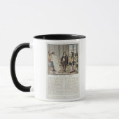 Jean Baptiste Colbert (1619-83) stellt die Karte O Tasse (Links)