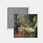 Jean-Baptiste Colbert Presenting Royal Magnet (Vorderseite/Rückseite)