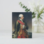 Jean-Baptiste de Vimeur Graf von Rochambeau Postkarte (Stehend Vorderseite)