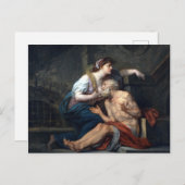 Jean-Baptiste Greuze Cimon und pero-römische Wohlt Postkarte (Vorne/Hinten)