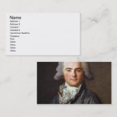 Jean-Baptiste-Jacques Augustin (1759-1832) Visitenkarte (Vorne/Hinten)