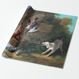 Jean-Baptiste Oudry Hund bewacht totes Wild Geschenkpapier