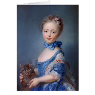 Jean-Baptiste Perronneau: Mädchen mit Kätzchen