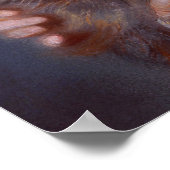 Jean-Baptiste Perronneau: Mädchen mit Kitten Poster (Ecke)