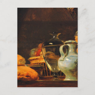 Jean-Baptiste-Simeon Chardin - Stillleben Postkarte