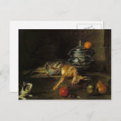 Jean-Baptiste-Simeon Chardin- The Silver Tureen Postkarte (Vorne/Hinten)