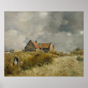 Jean Charles Cazin - Cottage in the Dunes Poster