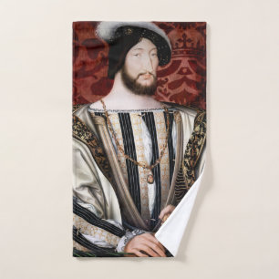 Jean Clouet - Francois I, König von Frankreich Badhandtuch Set
