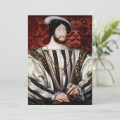 Jean Clouet - Francois I, König von Frankreich Dankeskarte (Stehend Vorderseite)