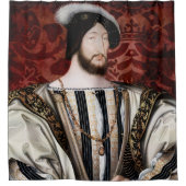Jean Clouet - Francois I, König von Frankreich Duschvorhang (Vorderseite)