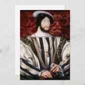 Jean Clouet - Francois I, König von Frankreich Einladung (Vorne/Hinten)
