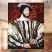 Jean Clouet - Francois I, König von Frankreich Fensteraufkleber (Blatt 2)