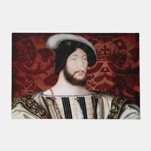 Jean Clouet - Francois I, König von Frankreich Fußmatte (Vorderseite)