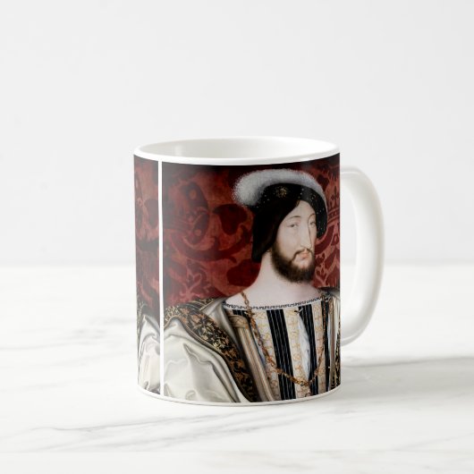 Jean Clouet - Francois I, König von Frankreich Kaffeetasse (VorderseiteRechts)