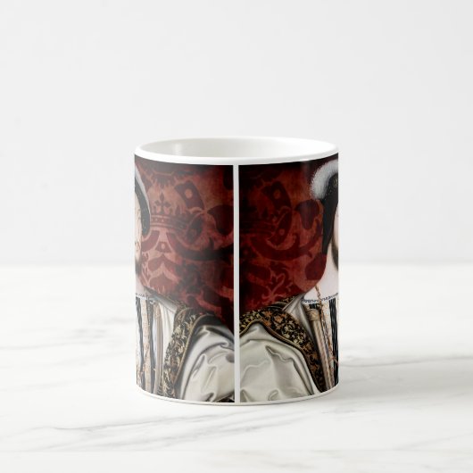 Jean Clouet - Francois I, König von Frankreich Kaffeetasse (Mittel)
