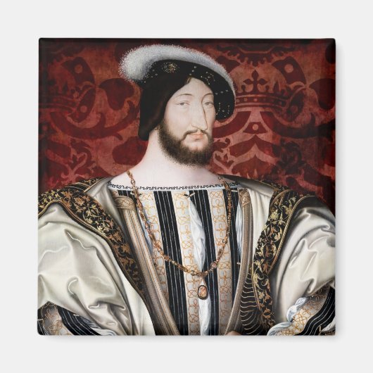 Jean Clouet - Francois I, König von Frankreich Magnet (Vorne)