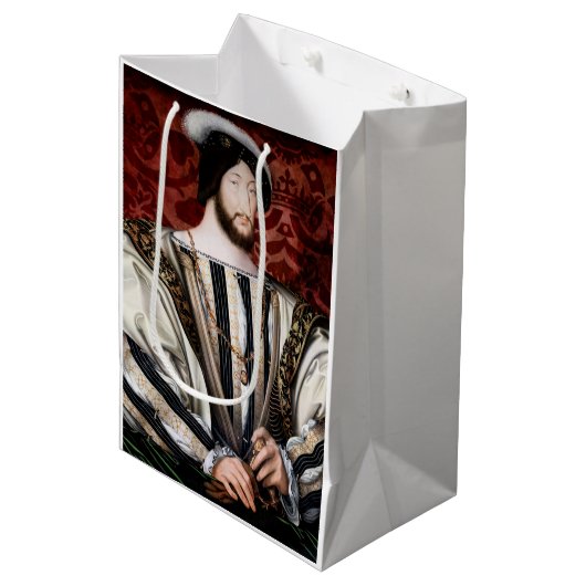 Jean Clouet - Francois I, König von Frankreich Mittlere Geschenktüte (Vorderseite Schrägansicht)