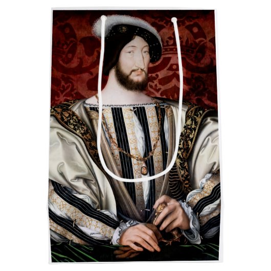 Jean Clouet - Francois I, König von Frankreich Mittlere Geschenktüte (Rückseite)