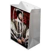 Jean Clouet - Francois I, König von Frankreich Mittlere Geschenktüte (Rückseite Schrägansicht)