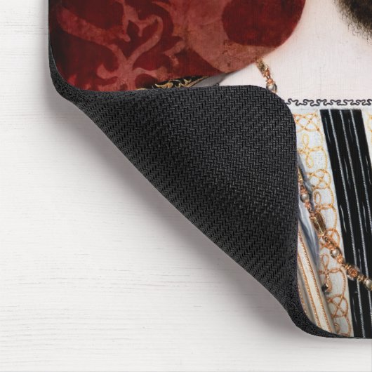 Jean Clouet - Francois I, König von Frankreich Mousepad (Ecke)