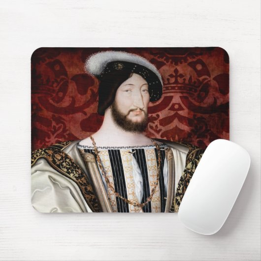 Jean Clouet - Francois I, König von Frankreich Mousepad (Mit Mouse)